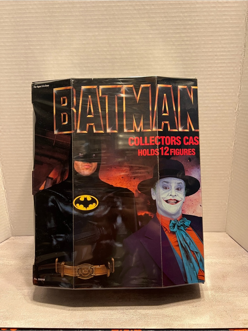 Batman Collectors Case - Black & Purple Action Figure Storage